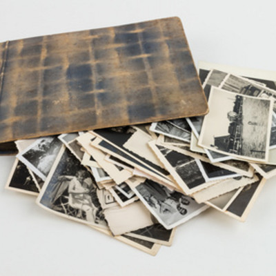 Fotoalbum mit Bildern